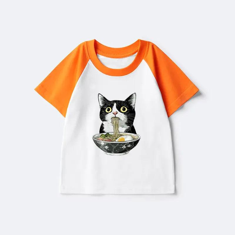 Kyoto Lion Cat Raglan Tee