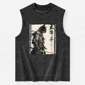 retro Japanese ukiyo-e tank for streetwear