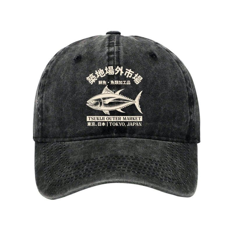 Tsukiji fish market cap for sale