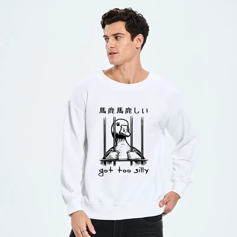 silly lion pullover for daily wear