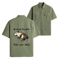 Kyoto-Lion Possum Playing Dead Work Shirt