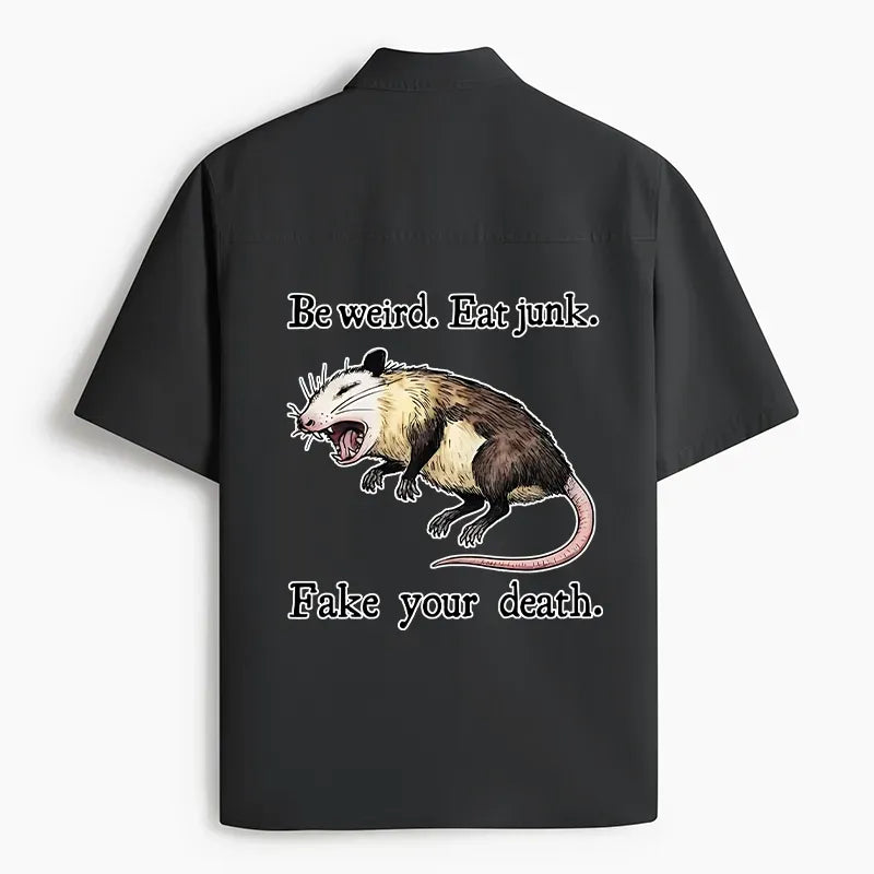 Japanese Streetwear Shirt for Summer Vacation