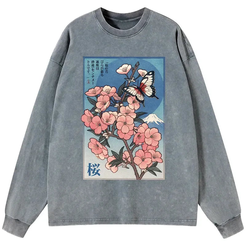 Washed Long Sleeve Tee for Everyday Wear