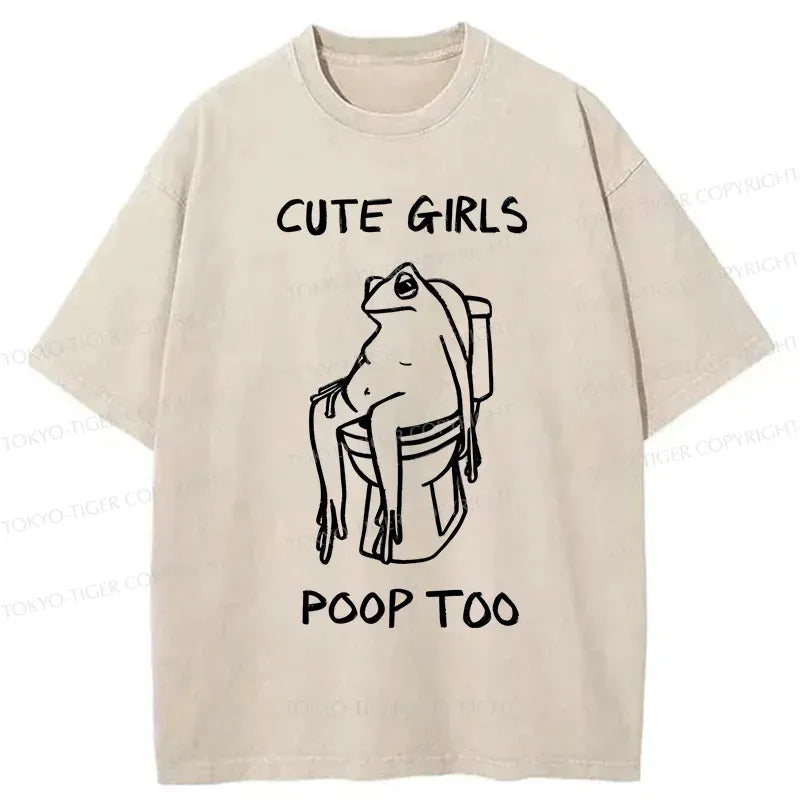 Vintage Japanese Frog Unisex Cotton T-Shirt