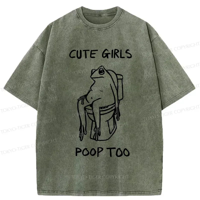 Vintage Japanese Frog Unisex Cotton T-Shirt