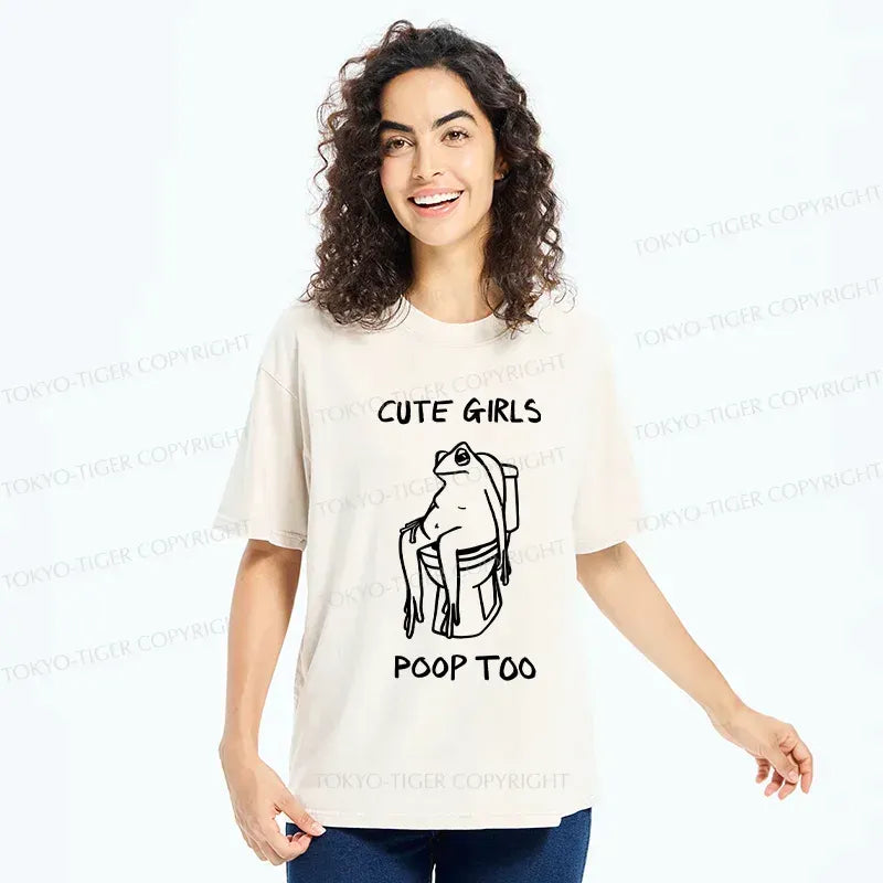 Vintage Japanese Frog Unisex Cotton T-Shirt