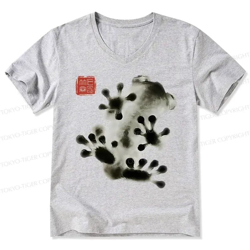 Vintage Ukiyo-e Frog T-Shirt for Summer