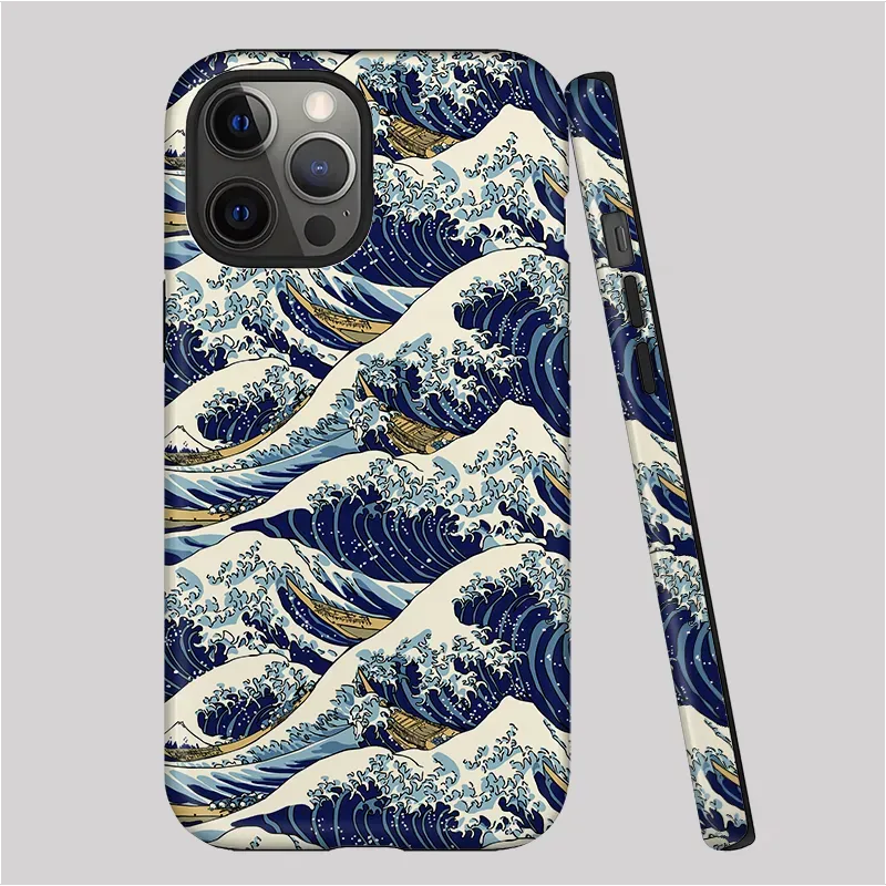 Kyoto-Lion Japanese Great Wave Phone Case