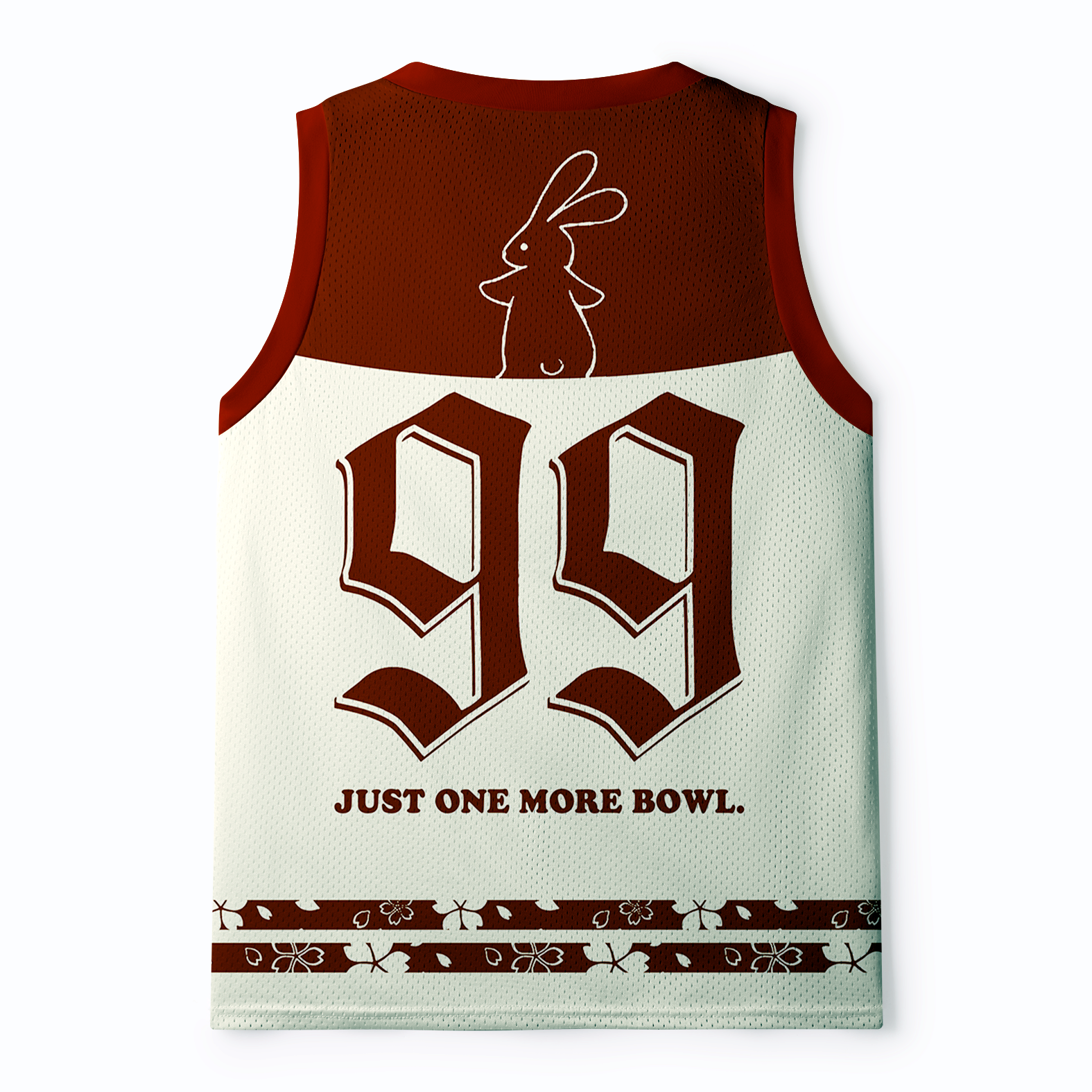 Kyoto-Lion The Hungry Bunny£º'One More Bowl' Mesh Tank Top