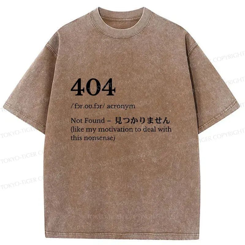 Japanese Washed T-Shirt Free Shipping