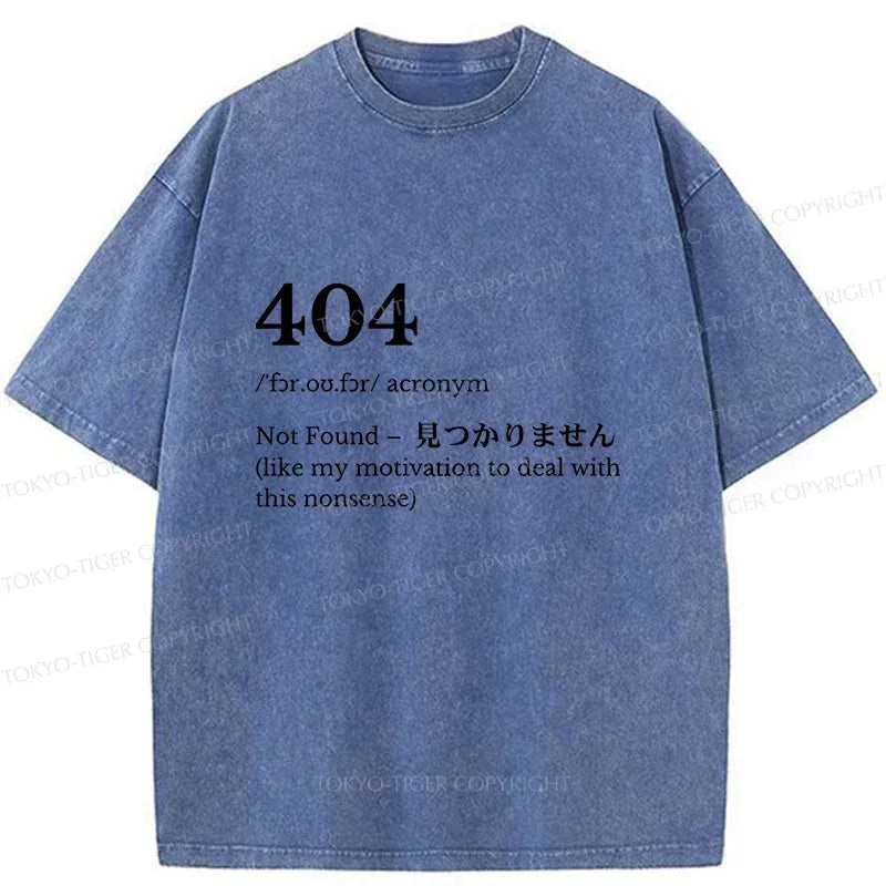 Japanese Washed T-Shirt Free Shipping