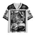 Kyoto-Lion Tattoo Parlor Cats Mesh Jersey