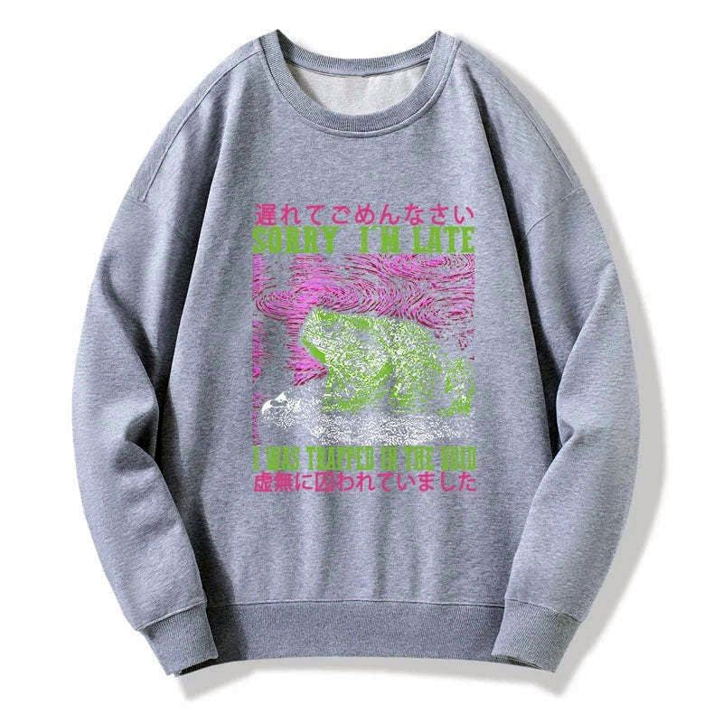 Kyoto Lion Vintage Sweatshirt Trendy