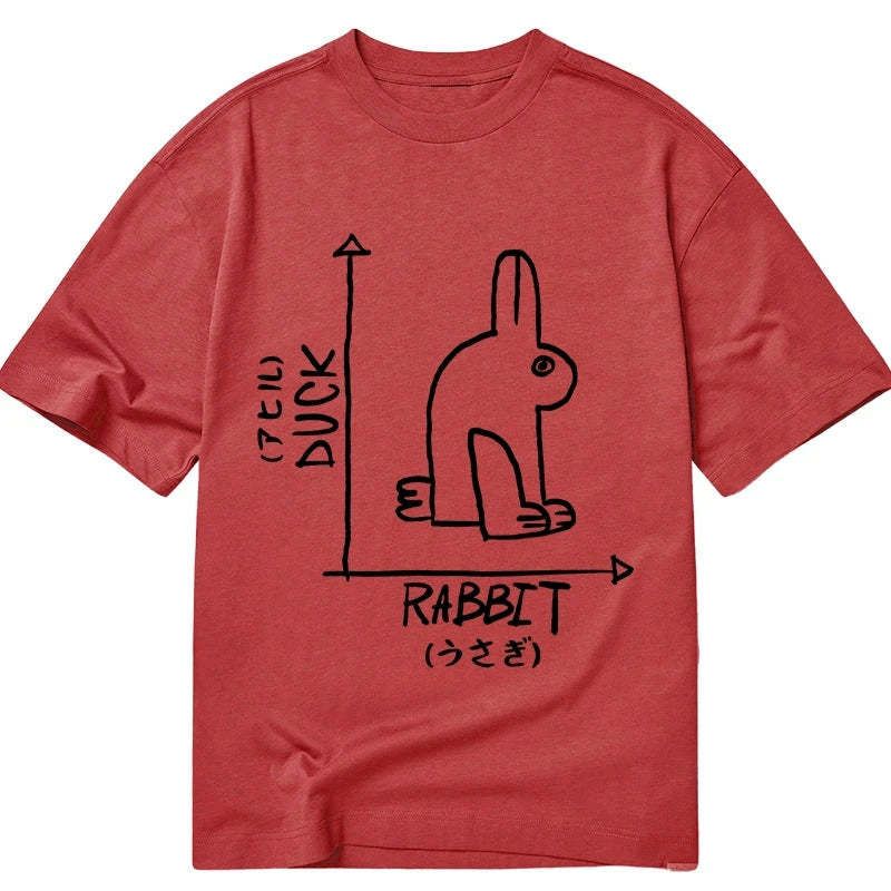 Kyoto-Lion A Rabbit And A Duck Classic T-Shirt