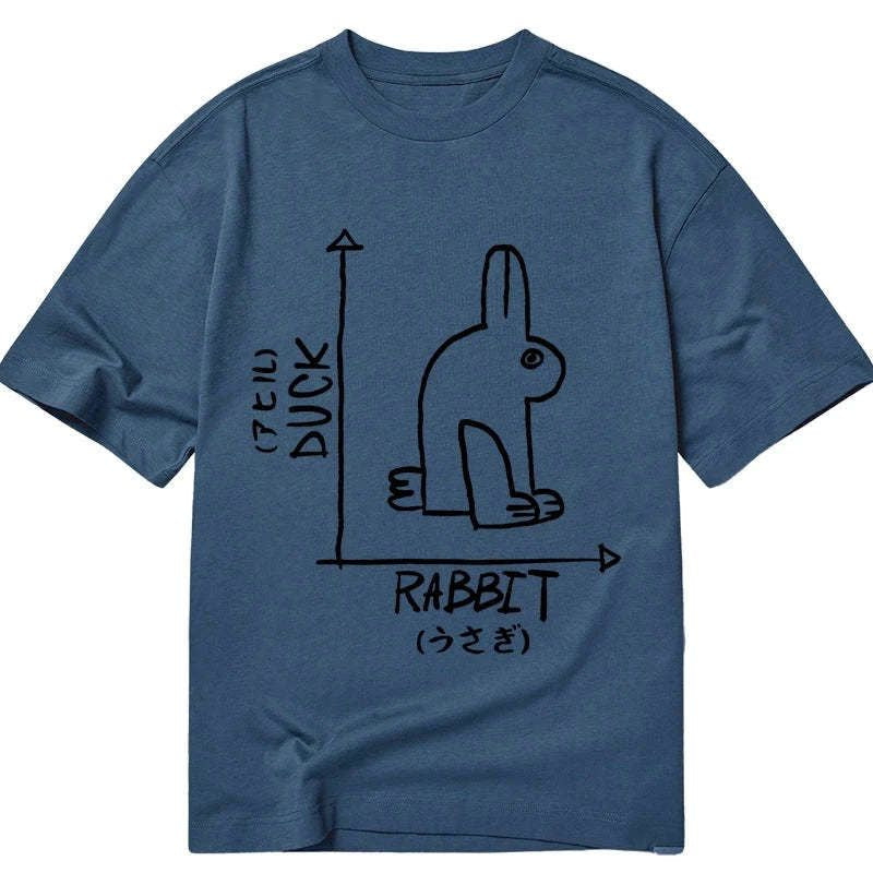 Kyoto-Lion A Rabbit And A Duck Classic T-Shirt