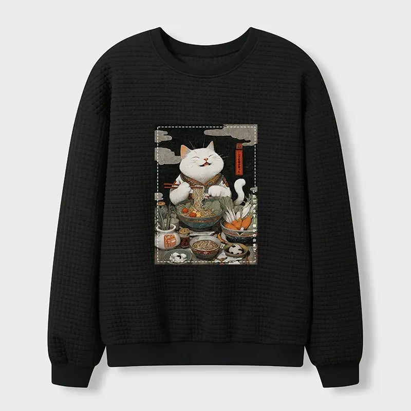 Unisex Cat Sweatshirt Casual Style