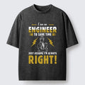 Kyoto-Lion Confident Engineer Washed T-Shirt