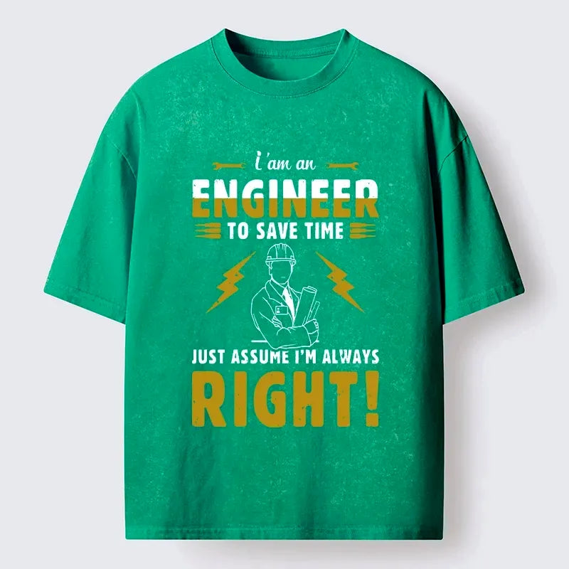 Japanese Vintage Washed T-Shirt for Daily Wear