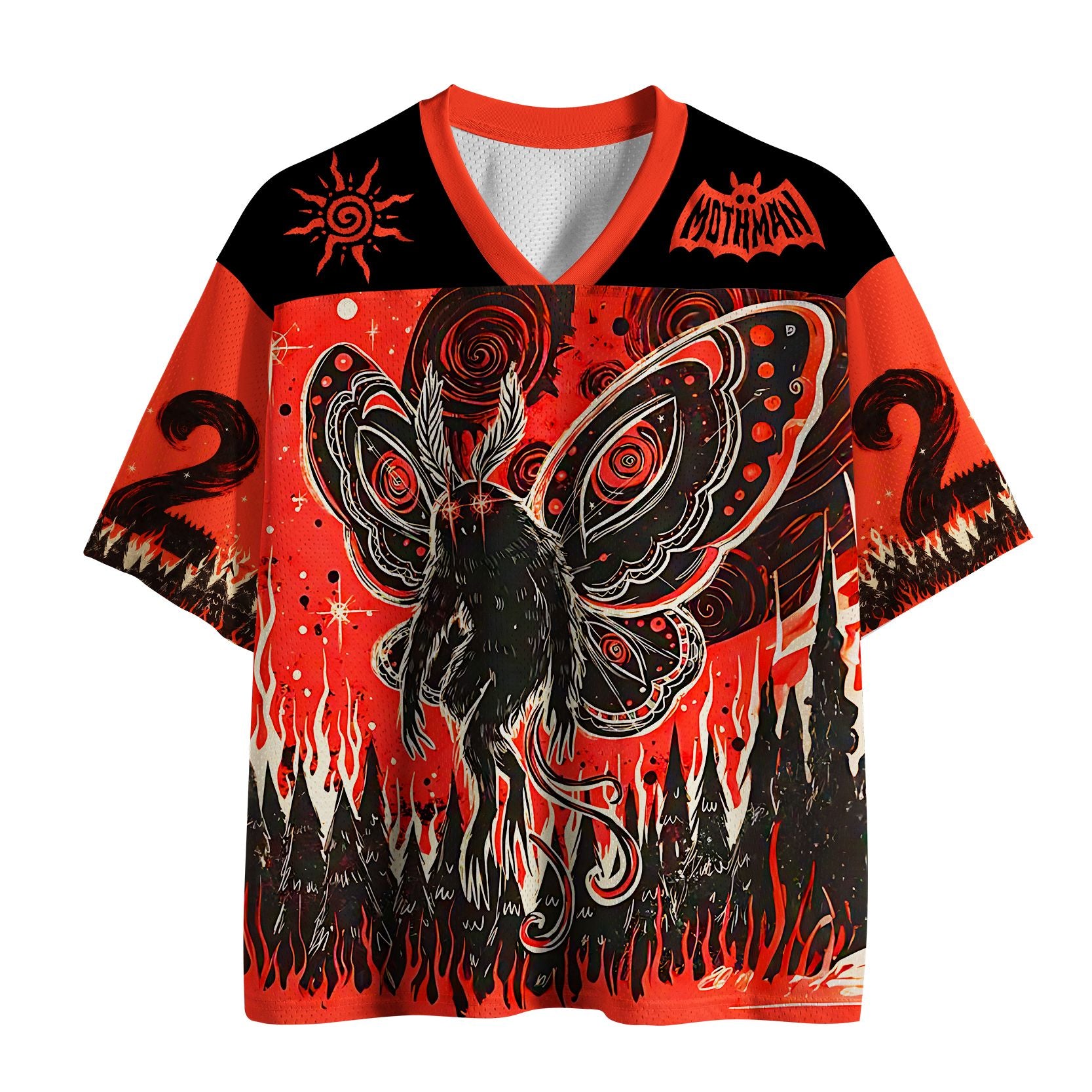 Fiery night mesh jersey on sale