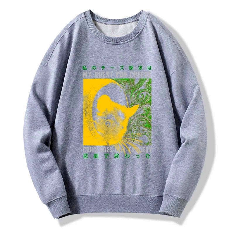 kyoto lion mouse sweatshirt for daily wear