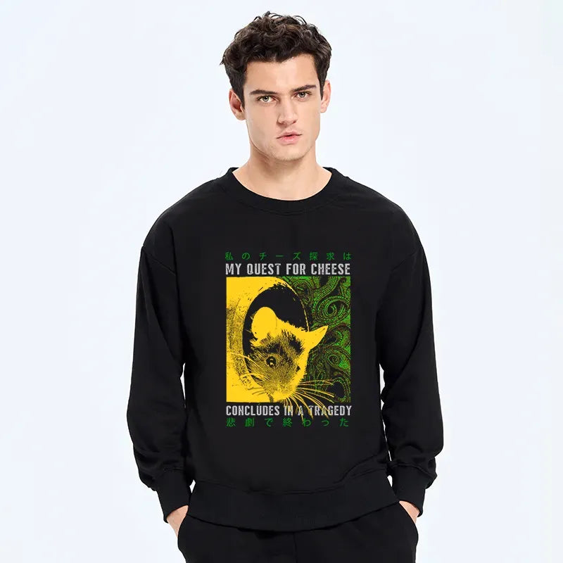 kyoto lion mouse sweatshirt for daily wear