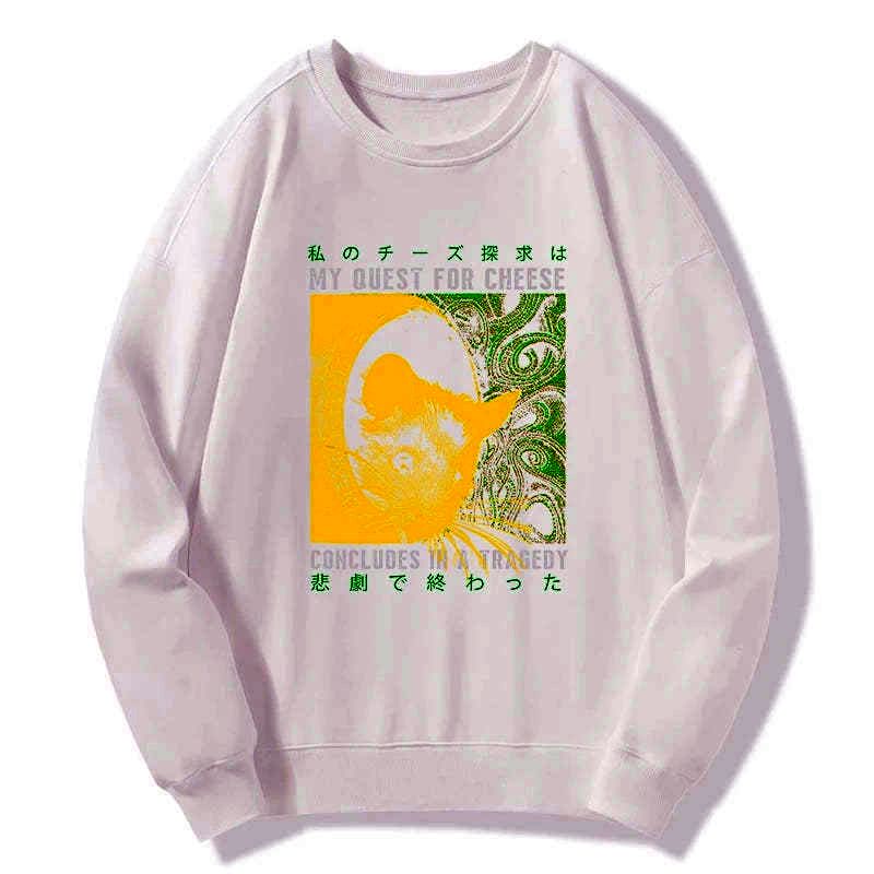 unisex sweatshirt for cheese lovers
