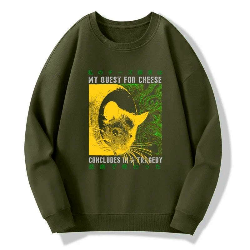 kyoto lion mouse sweatshirt for daily wear
