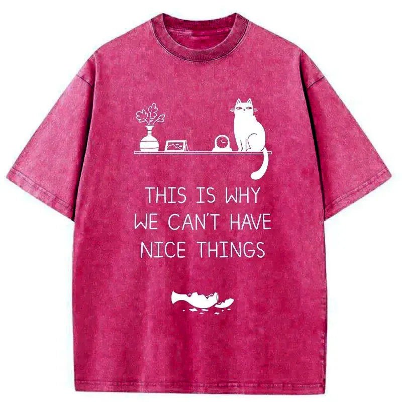 Trendy Japanese Cat T-Shirt for Streetwear