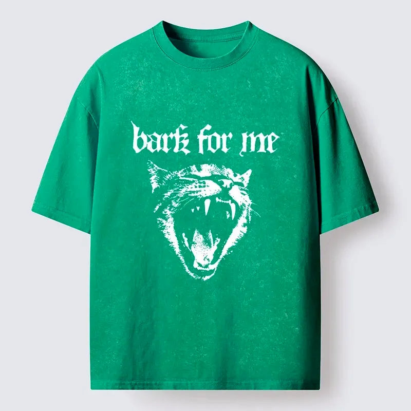 Fierce Panther Roaring Washed Tee for Men