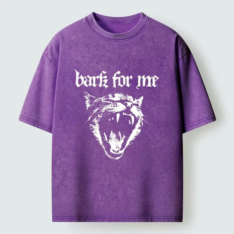 Fierce Panther Roaring Washed Tee for Men