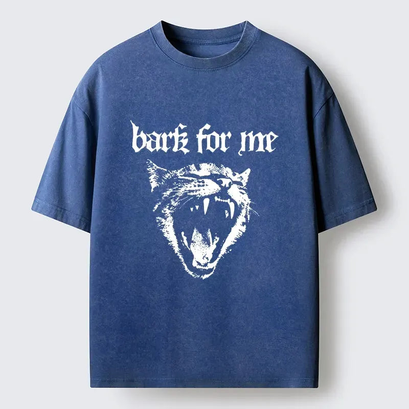 Fierce Panther Roaring Washed Tee for Men