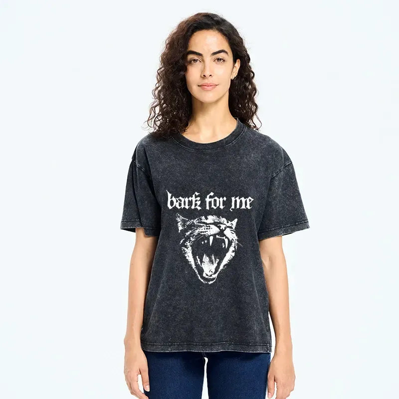 Fierce Panther Roaring Washed Tee for Men