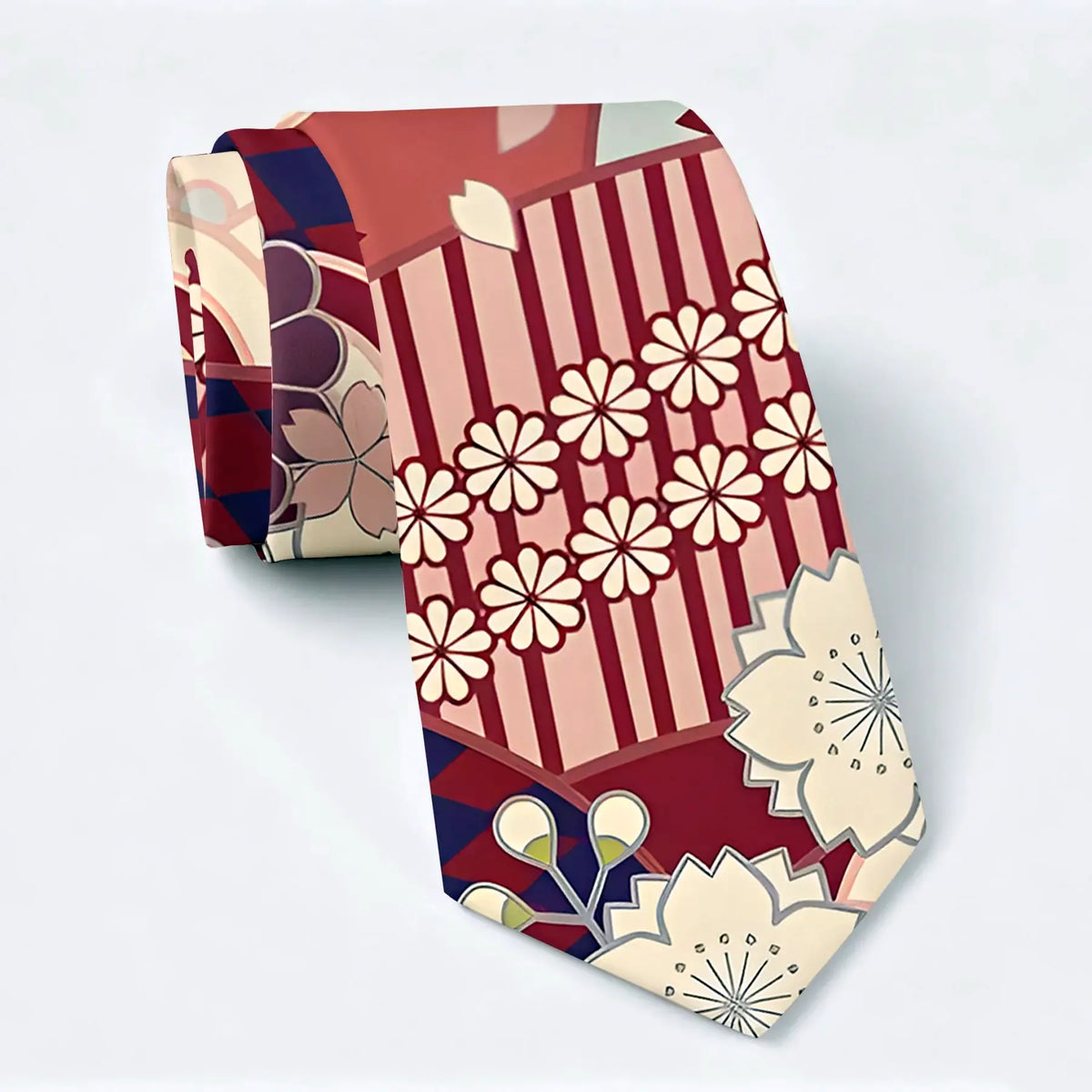Traditional Ukiyo-e Style Necktie Gift