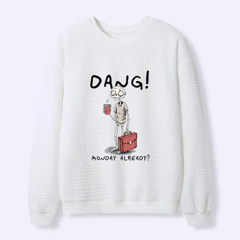 Japanese Waffle Sweatshirt for Daily Wear