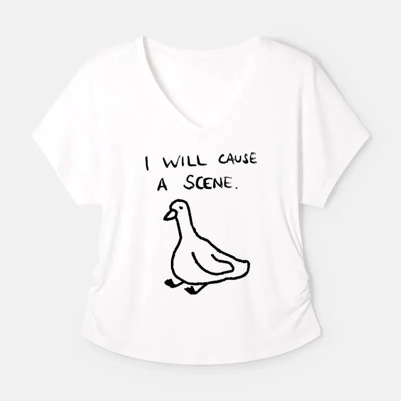 Stupid Goose Modal Dolman Sleeve Tee