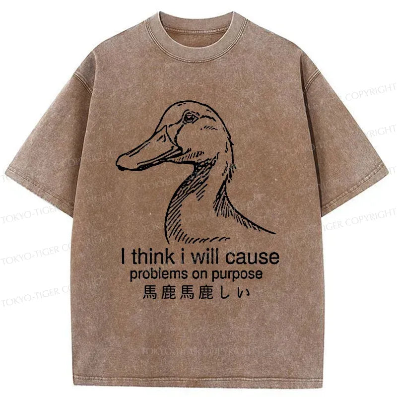 Silly goose Japanese streetwear t-shirt on sale