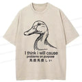 Silly goose Japanese streetwear t-shirt on sale