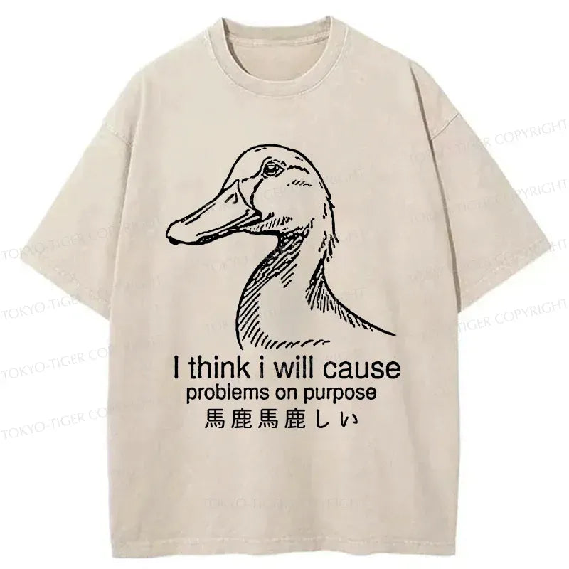 Silly goose Japanese streetwear t-shirt on sale