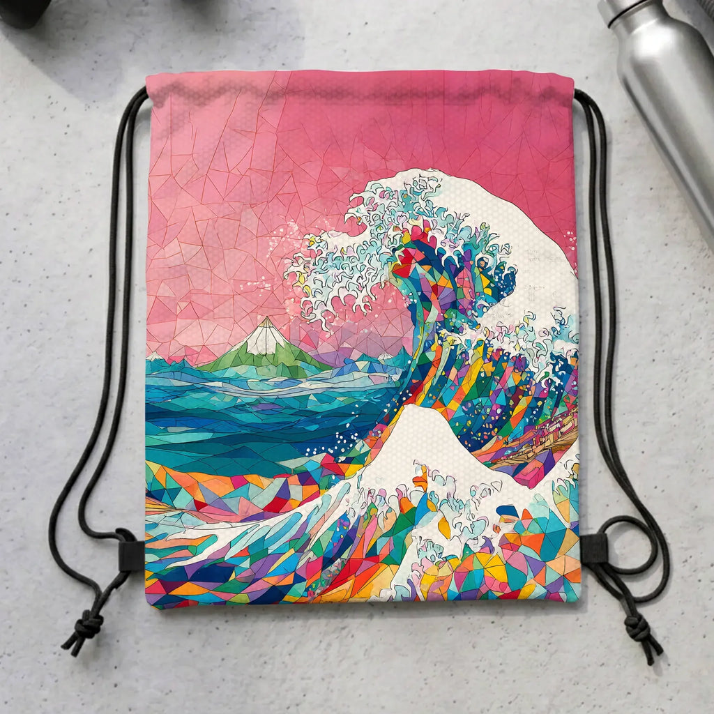 Japanese Style Drawstring Backpack for Gym