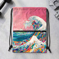 Japanese Style Drawstring Backpack for Gym