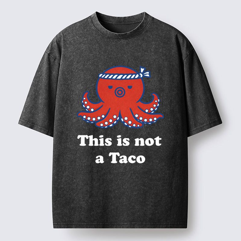 Kyoto-Lion This Is Not A Taco Washed T-Shirt