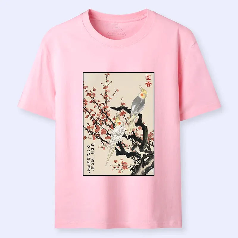 Kyoto lion blossom shirt free shipping