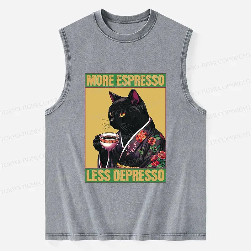 kyoto lion unisex cotton tank top for summer