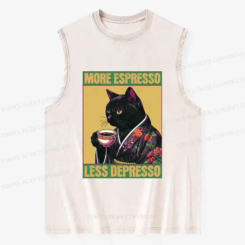 japanese vintage washed tank top for daily wear