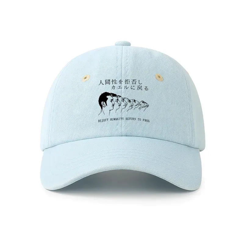 Kyoto-Lion Return To Frog Denim Cap