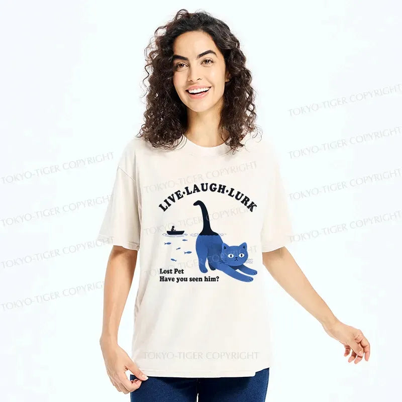 Japanese vintage washed t-shirt for daily wear
