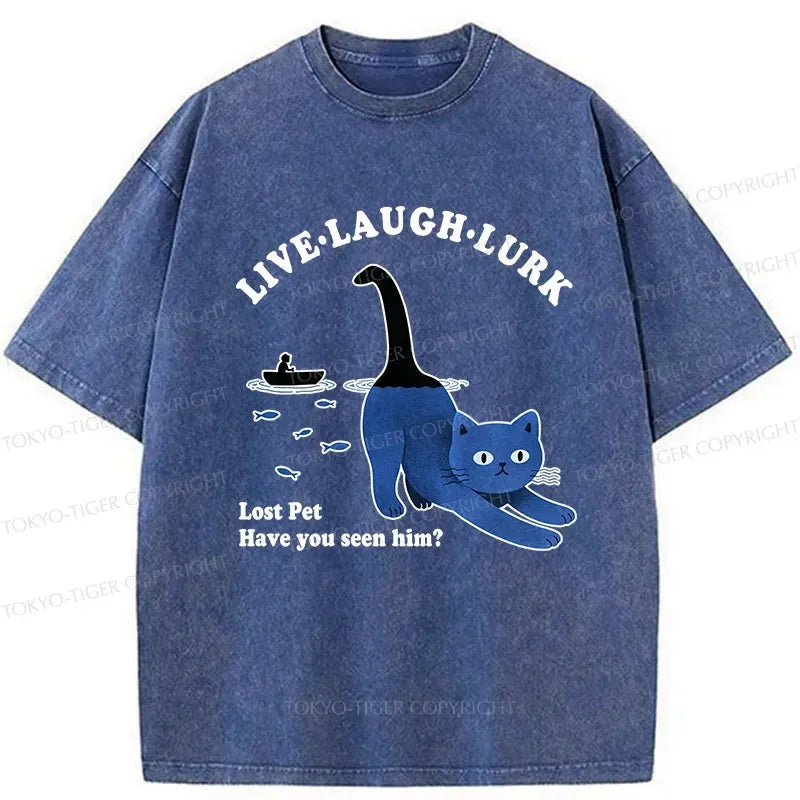 Kyoto-Lion Have You Seen My Pet Washed T-Shirt