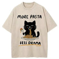 Washed Japanese Cat T-Shirt for Streetwear