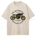 vintage japanese motorcycle washed t-shirt