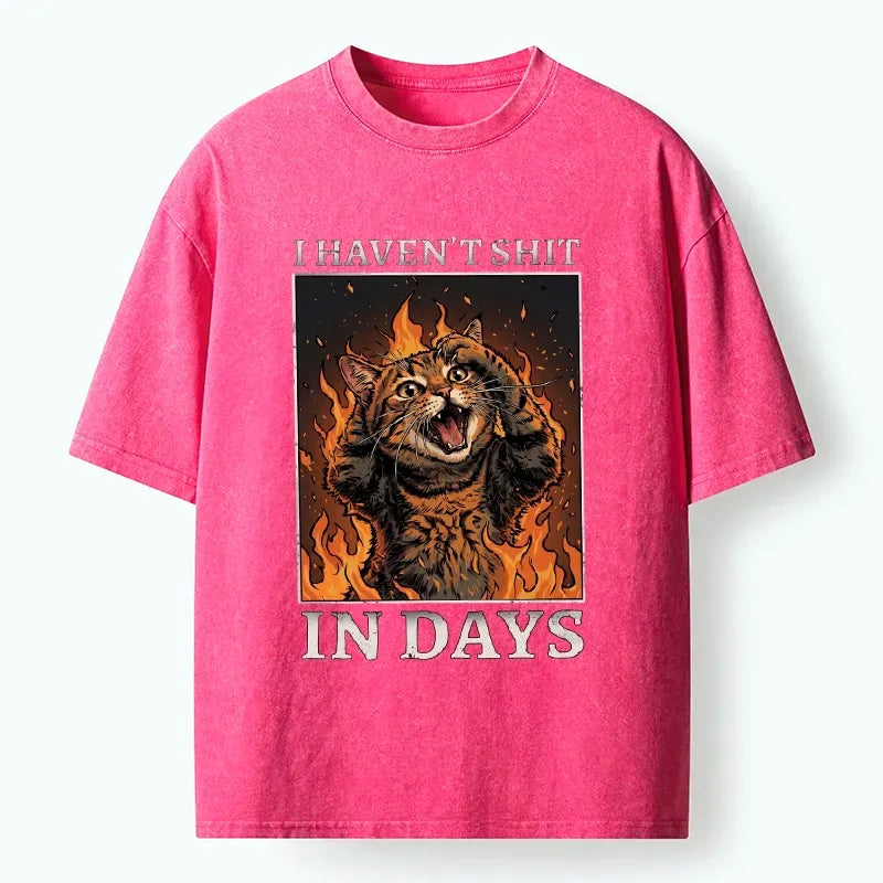 Cat Constipation Meme Shirt for Humor